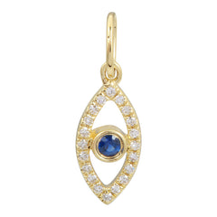 Mini Evil Eye Diamond Charm