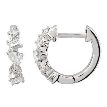 Multishape Diamond Huggies