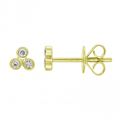 Trio Bezel Triangle Piercing