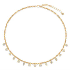 Multi Shape Ball Chain Necklace