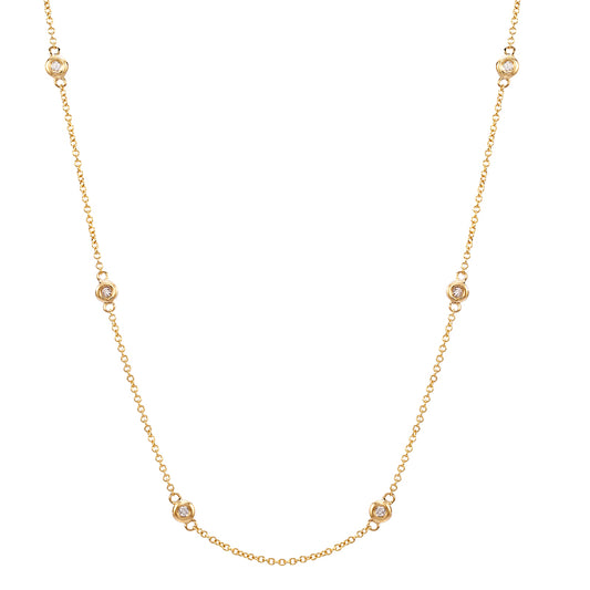 Diamond By The Yard Necklace