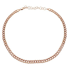 Cuban Chain Link Diamond Necklace