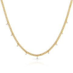 Lab Diamonds Cuban Chain Necklace