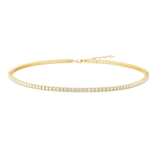 Lab Diamond Tennis Choker 6ct