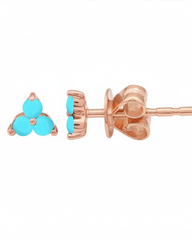 Trio Turquoise Piercing Stud