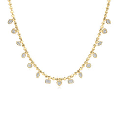 Multi Shape Ball Chain Necklace