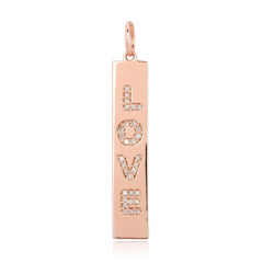 Diamond Love Pendant Charm