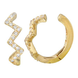 Diamond Zig Zag Ear Cuff