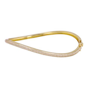Diamond Wave Bangle
