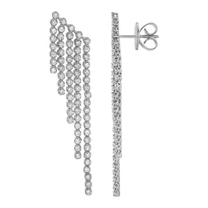 Cascade Diamond Drop Earrings
