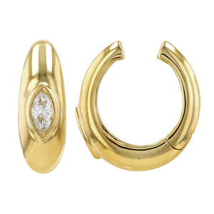 Marquise Diamond Chunky Ear Cuff
