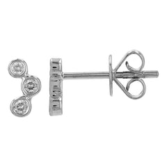 Three Diamond Bezel Crawler Piercing