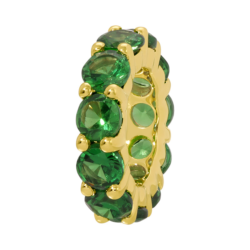 Prong Set Tsavorite Rondelle