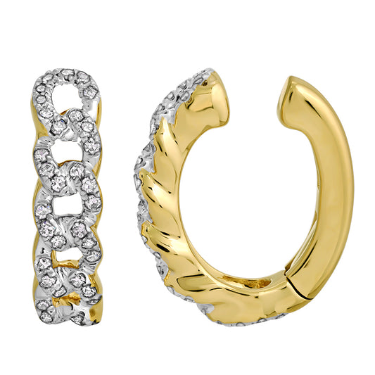 Diamond Cuban Link Ear Cuff