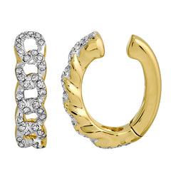 Diamond Cuban Link Ear Cuff