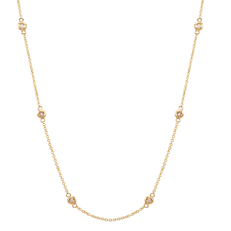 Diamond By The Yard Necklace