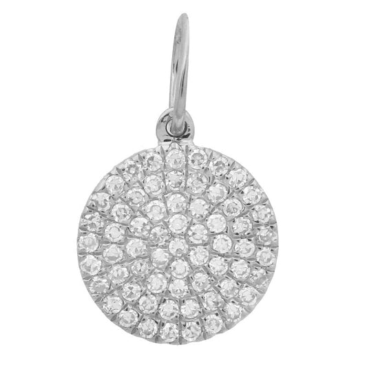 Disc Diamond Charm