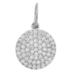 Disc Diamond Charm