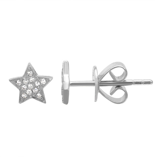 Star Diamond Piercing Stud