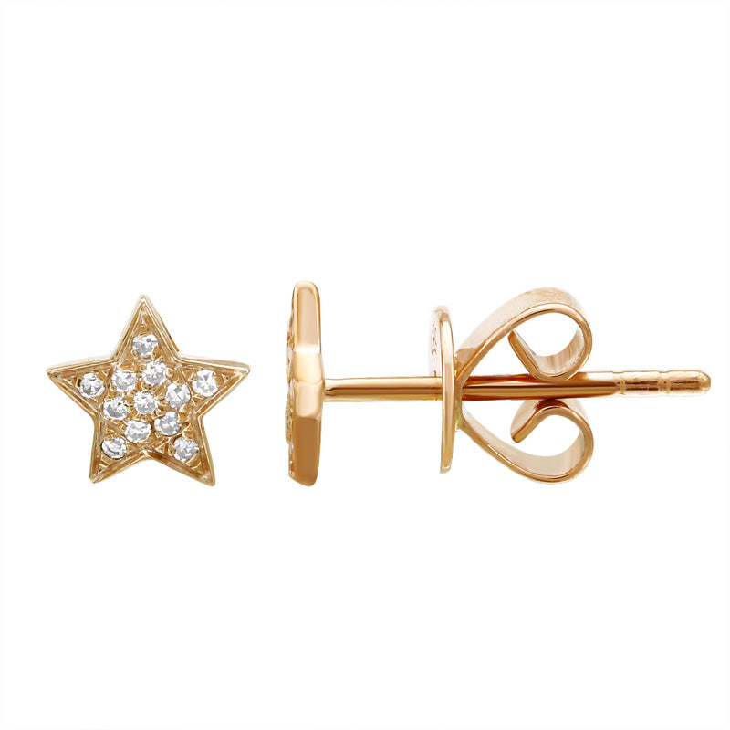 Star Diamond Piercing Stud