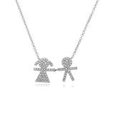 Kids Pave Diamonds Necklace