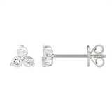 Three Diamond Stud Piercing