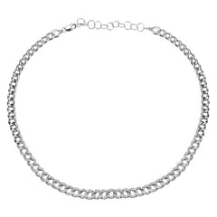 Cuban Chain Link Diamond Necklace