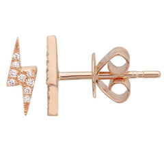 Diamond Bolt Piercing Stud