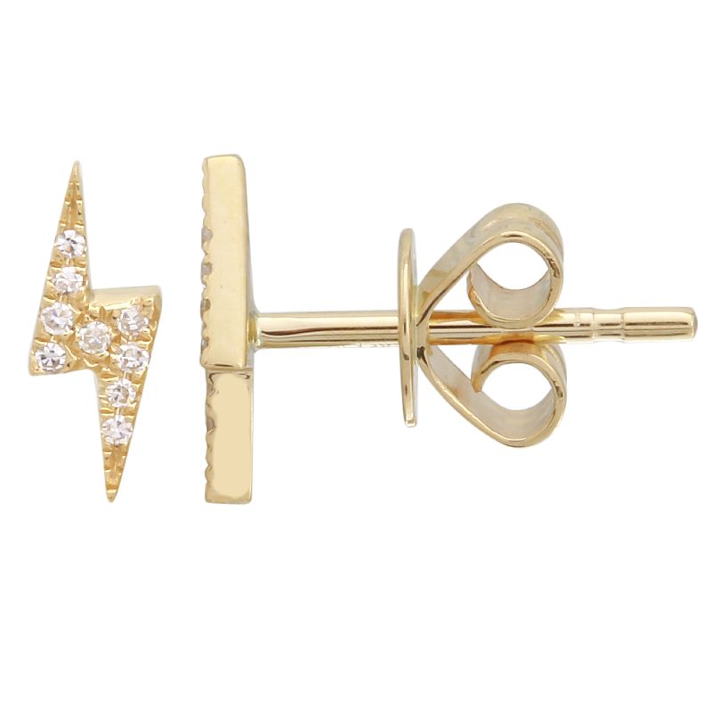Diamond Bolt Piercing Stud