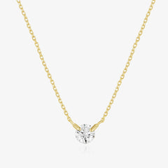 Lab Diamond Dancing Necklace