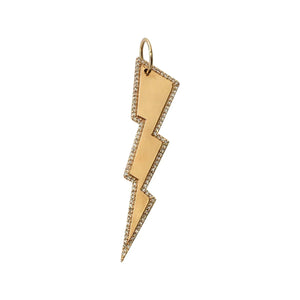Large Lightning Bolt Charm