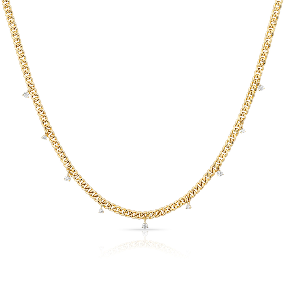 Lab Diamonds Cuban Chain Necklace