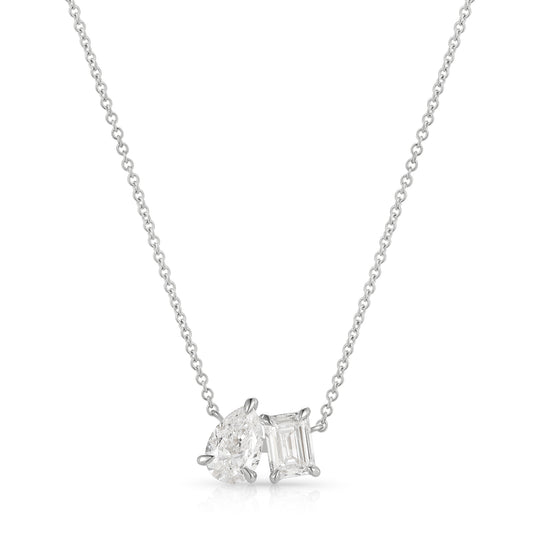 Toi et Moi Lab Diamond Necklace
