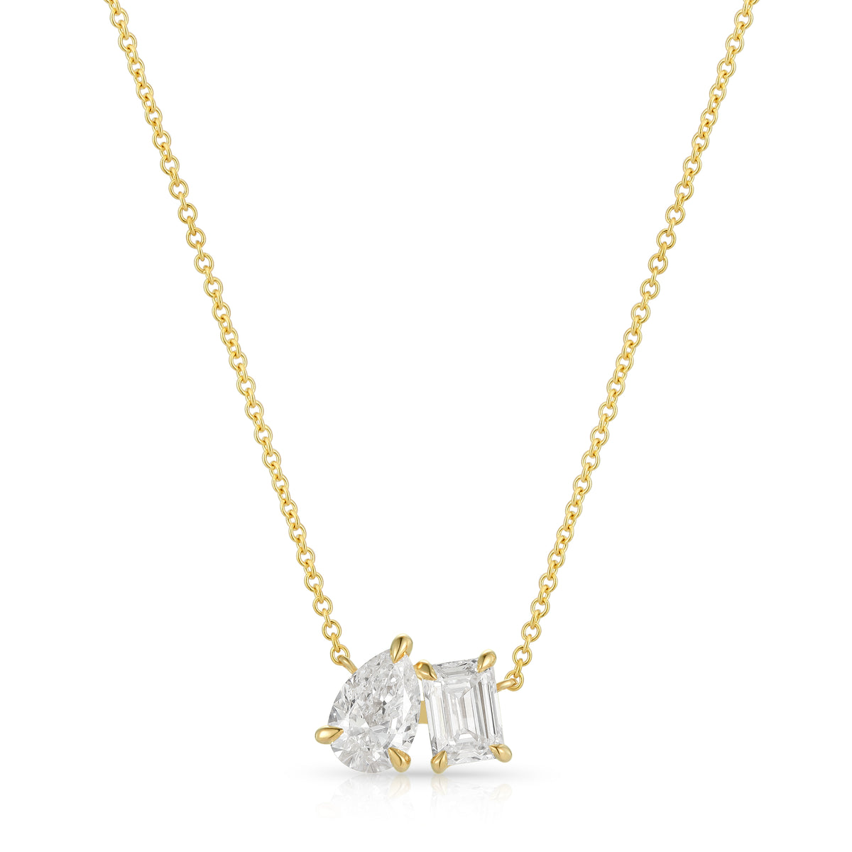 Toi et Moi Lab Diamond Necklace