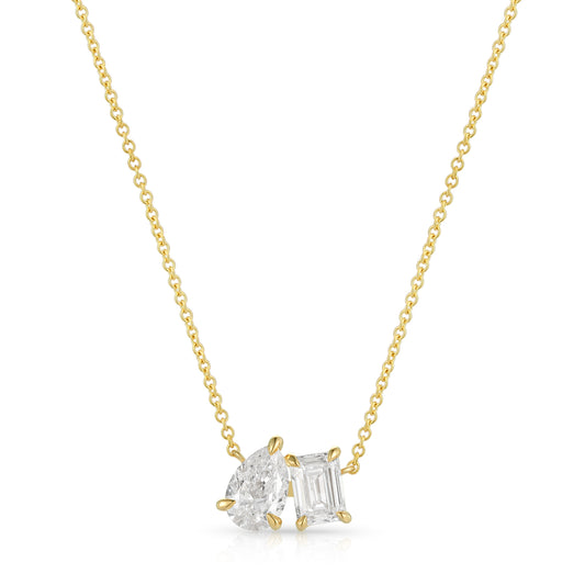 Toi et Moi Lab Diamond Necklace