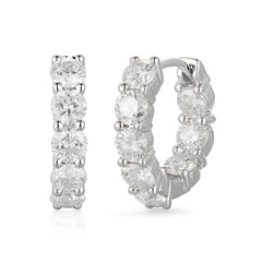 Lab Diamond Huggies Jumbo