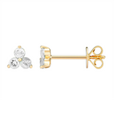 Three Diamond Stud Piercing
