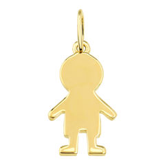 Gold Boy Charm