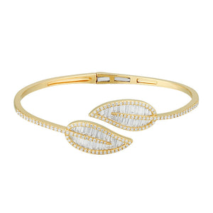 Double Leaf Bangle
