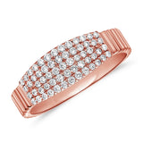 Five Row Diamond Ring