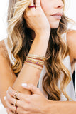 Diamond and Gold Braided Bracelet