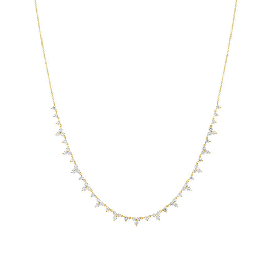 Lab Diamond Trio Necklace