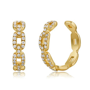 Diamond Link Ear Cuff