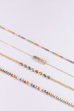 Multicolor Emerald Cut Bracelet