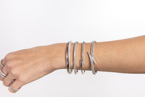 Half Baguette and Half Gold Bangle*