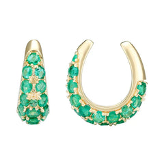 Open Gemstone Ear Cuff