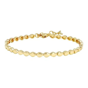 Pear Shape Gold Bracelet
