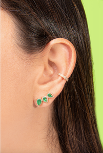 Double Row Diamond Ear Cuff