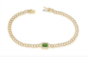 Emerald Link Bracelet