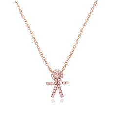 Diamond Pave Boy Necklace